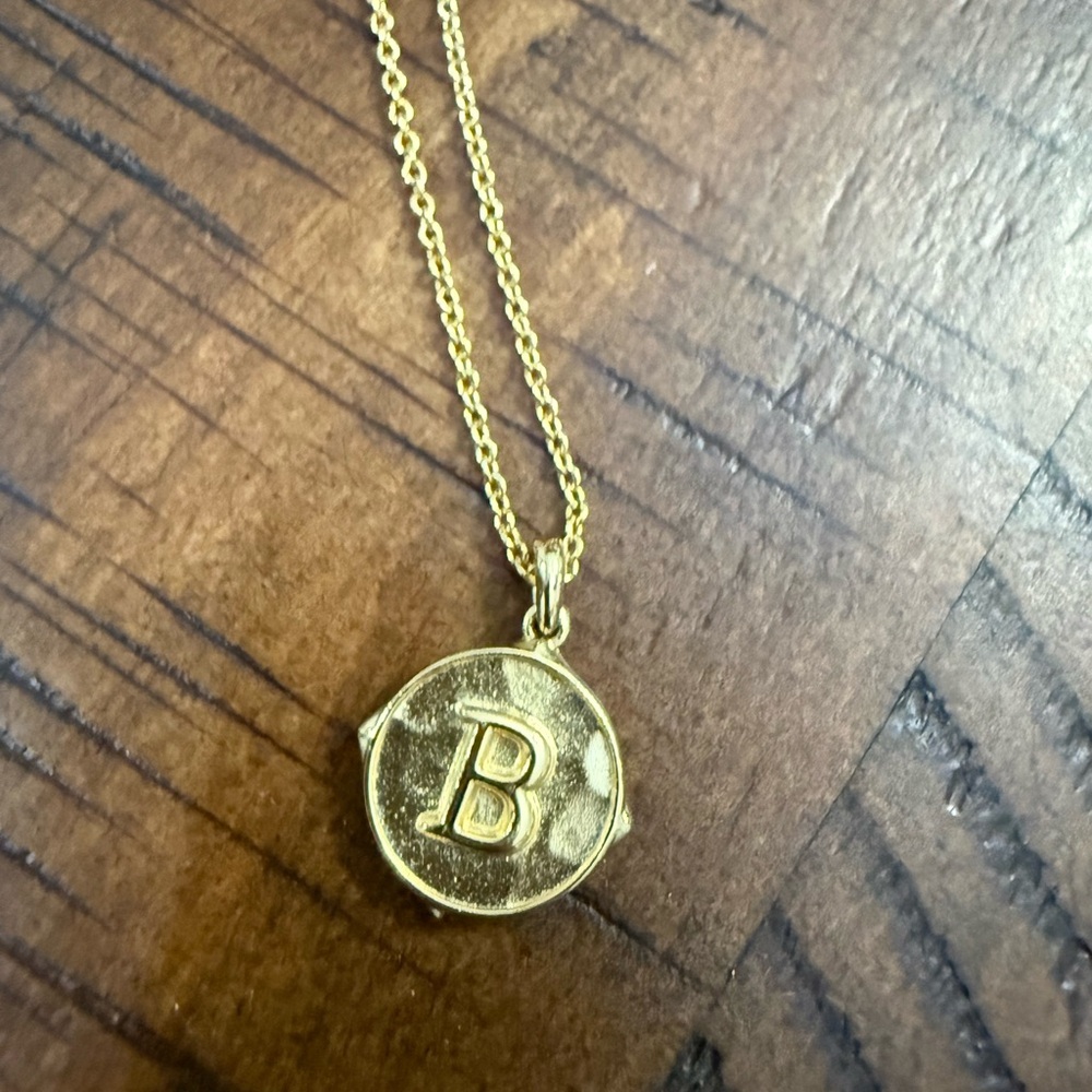 Kendra Scott Gold 'B' Pendant Necklace